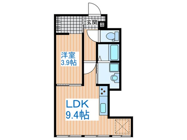 エスパシオ大町の物件間取画像